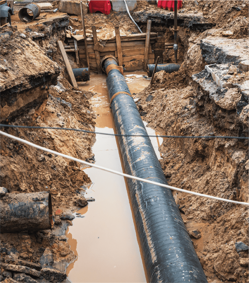 Drainage, Sewerage, Water
Recticulation and Roadworks Drainage, Sewerage, Water
Recticulation and Roadworks
